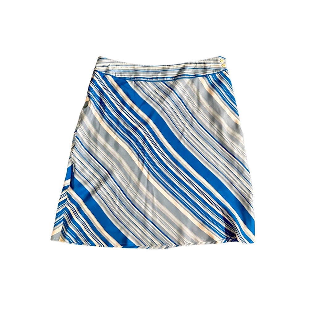Anne Klein- Midi Silk Skirt